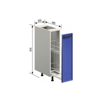 Кухонна секція нижня Н 30 карго Аріель Світ меблів