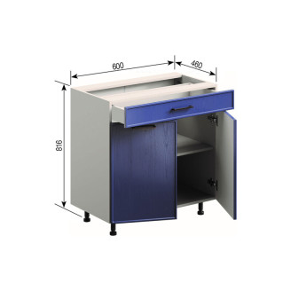 Кухонна секція нижня Н 60 ДШ FAVORIT Аріель Світ меблів Кухонна секція нижня Н 60 ДШ FAVORIT Аріель Світ меблів