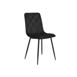Стул N-41 черный велюр  +  черный Vetro mebel