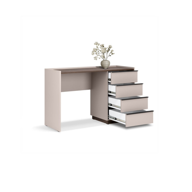 Столик туалетный 4Ящ Тоффи / Toffee Супермат Тоффи - Орех Макадамия MiroMark TF-74-TF