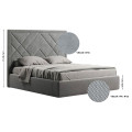 Кровать Мягкая обивка 1,6х2,0 Вива / Viva MiroMark SF-36-VV