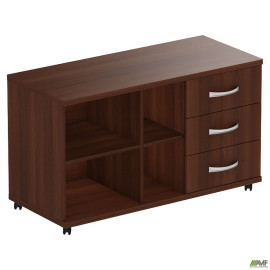 Тумба мобільна МГ-408R (1046х450х620мм) Горіх Темний (у зборі) AMF