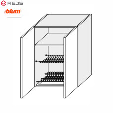 Кухонна секція Мері верхня 80ВС/900 2дв Сушка Pro Blum  +  Rejs MR-584W/9003gl MiroMark
