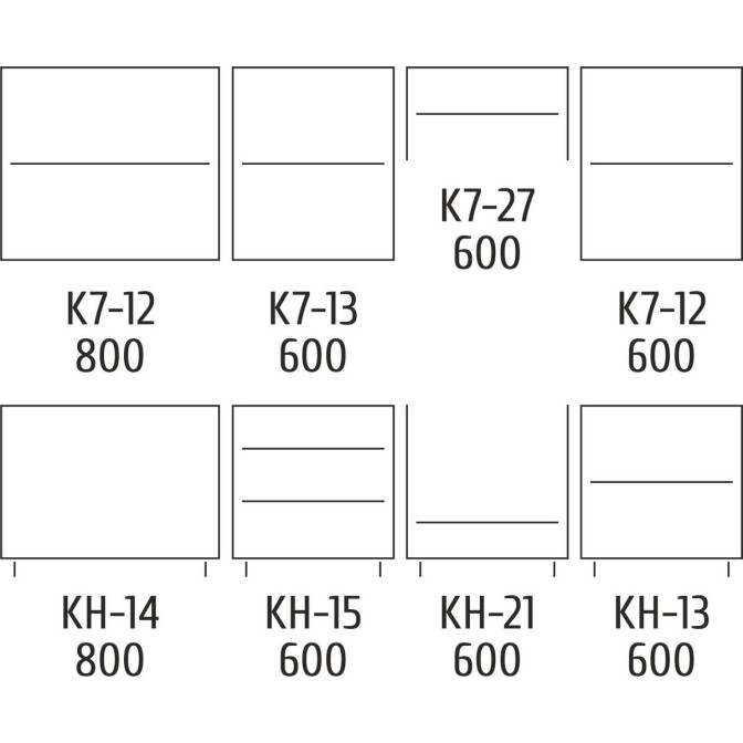 Готовая кухня Диана / Diana 2.6 м Киевский Стандарт