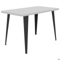 Стол Cherry 1200 (1200х670хН770) Черный Графит / Белый AMF