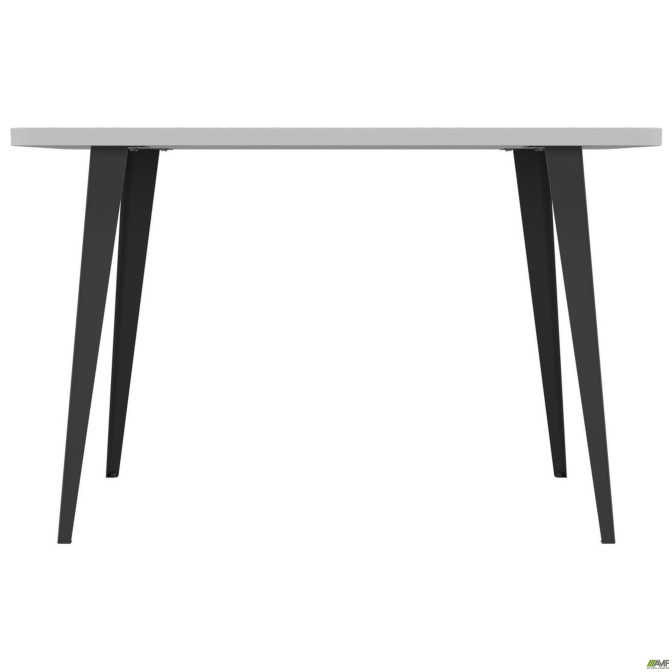 Стол Cherry 1200 (1200х670хН770) Черный Графит / Белый AMF