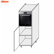 Кухонна секція Мері Пенал 60ПД/1420 Духовка Pro Blum MR-663W/9003gl MiroMark