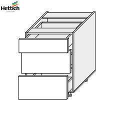 Кухонна секція Вінтаж нижня 40Н3ШХ/820 Pro Hettich VN-042W/9003 MiroMark