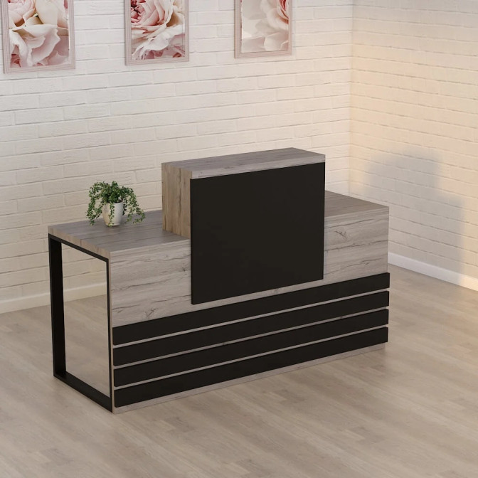 Ресепшин-5 стіл стійка 1600 Хортиця Гамма стиль