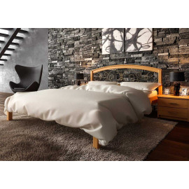 Кровать Британия с ковкой ЧДК