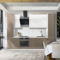 Кухня готовая МДФ Каста 2,8 м Kastamonu H900 встроенная плита, отдельная вытяжка, открытие за счет фасада Senam