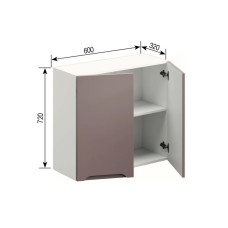 Кухонная секция верхняя В 60 Зарина Мир мебели