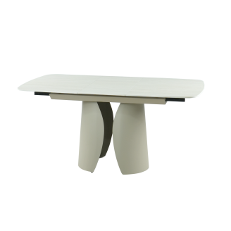 Стол керамический Лунарио TML - 1322 Крема Марфиль - Капучино Vetro mebel