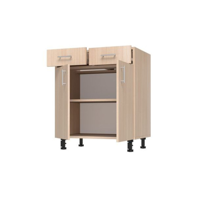 Кухонная секция с ручкой нижняя ШН 2Я.2Д.820.700 ДСП E-Line Senam  