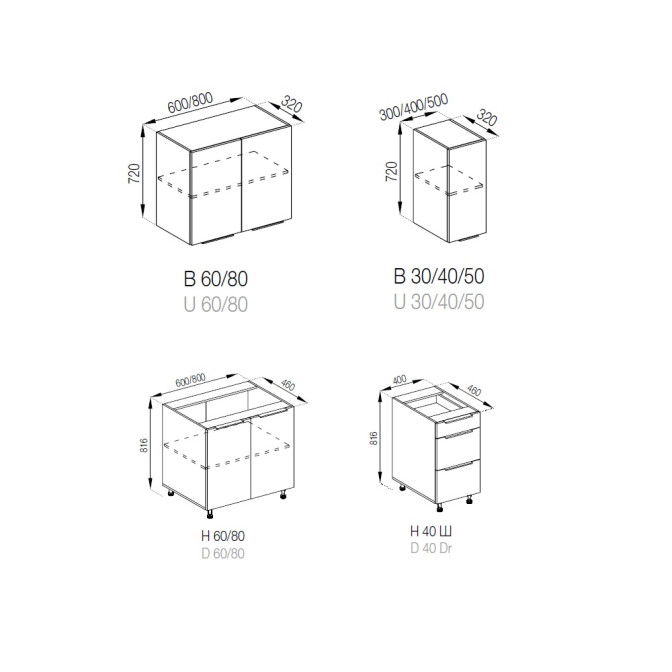 Кухня готова Аліса 2.0 м Світ меблів
