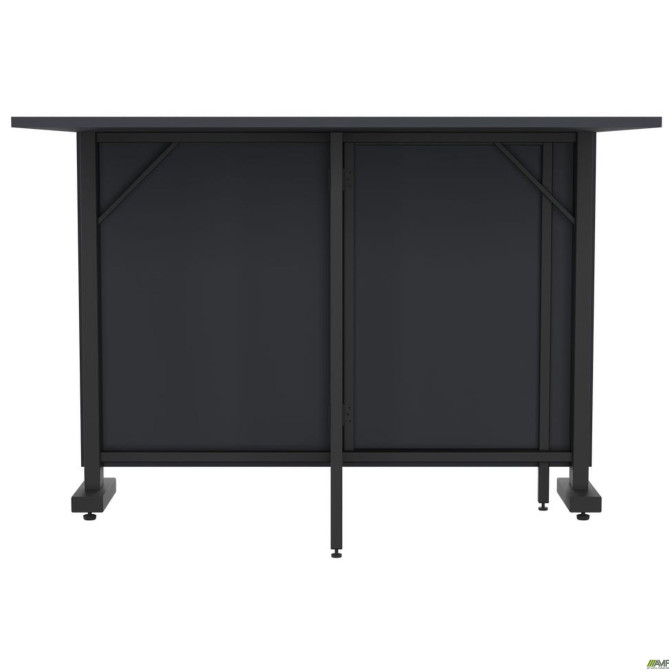 Стол раскладной Fold 2 FL2 1400 (1380/210х1000х750Н) Черный / Антрацит AMF