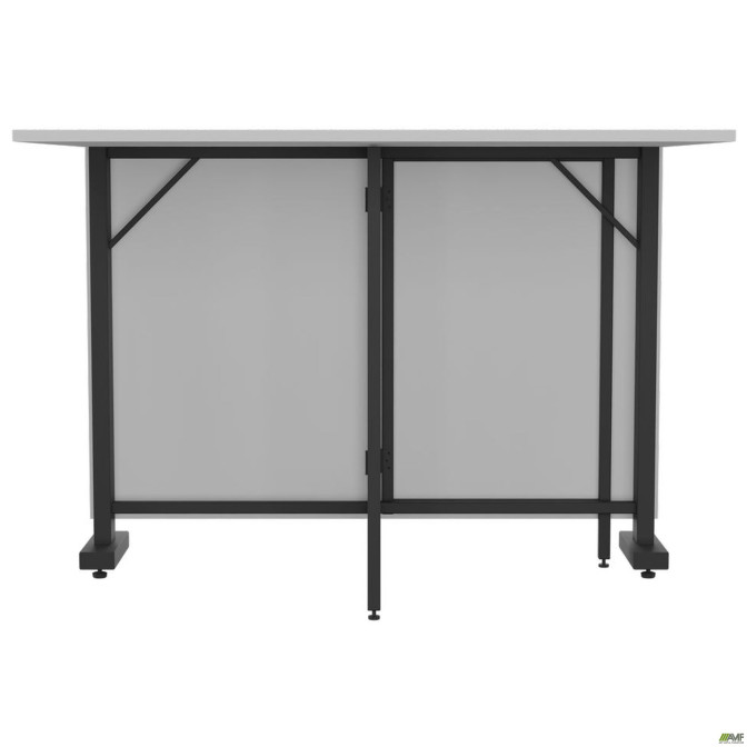 Стол раскладной Fold 2 FL2 1400 (1380/210х1000х750Н) Черный / Белый AMF