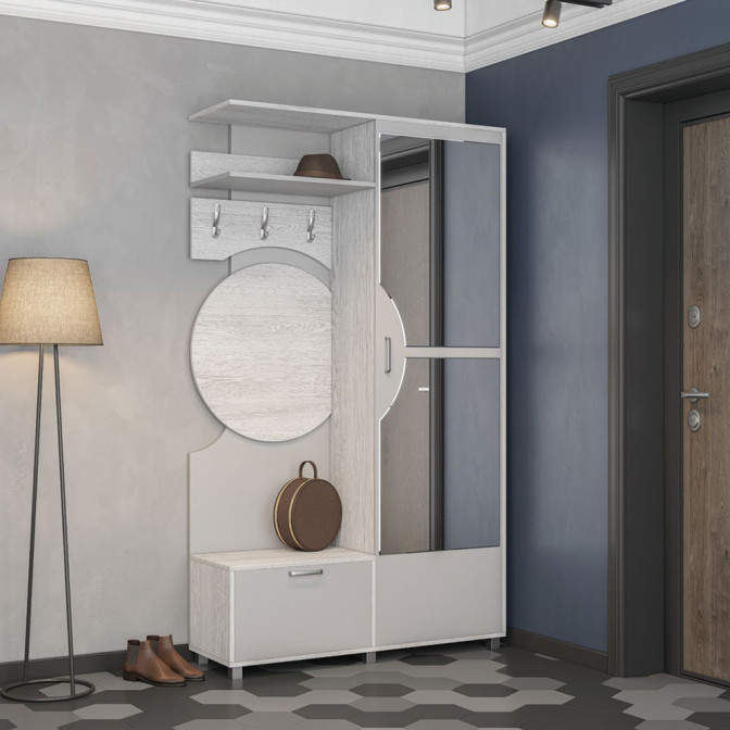 Передпокій Фіона Артвуд Світлий / Попелястий Світ Меблів