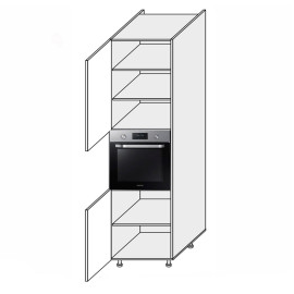 Кухонная секция Валенсия Пенал 60ПД/2320 Духовка VL-865W/9003 MiroMark