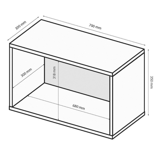 Секция BOX-11 / Глянец Чёрный MiroMark BX-11-BL