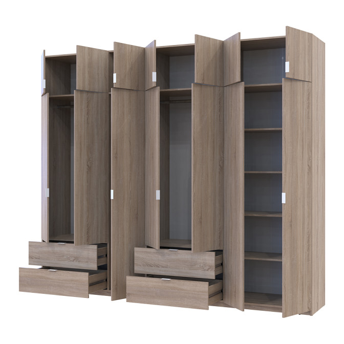 Комплект шкафов Лукас 3 + 4 ДСП 280 Doros