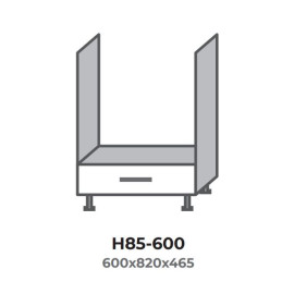 Кухонна секція Н85-600 нижня 600 духовка Модерн Еверест  