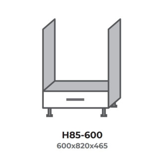 Кухонна секція Н85-600 нижня 600 духовка Модерн Еверест  