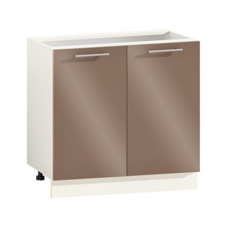 Кухонна секція нижня Н80.82.2Д. Мийка Фарбований високий глянець Комфорт меблі