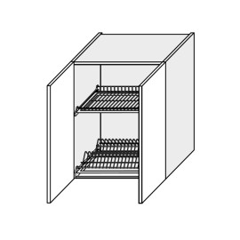 Кухонна секція Урожай верхня 60ВС/720 2дв Сушка VN-464W/9003 MiroMark