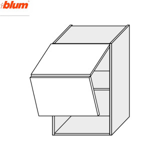 Кухонная секция Валенсия верхняя 60В/900 2дв Aventos Pro Blum VL-563W/9003 MiroMark