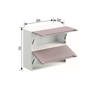 Кухонна секція верхня В 60 Б Заріна Світ меблів