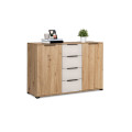Комод 2Дв 4Ящ Тедди / Teddy Дуб Артизан - Кашемир MiroMark TD-62-OA