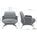 Крісло Absolute Grey/Black AMF