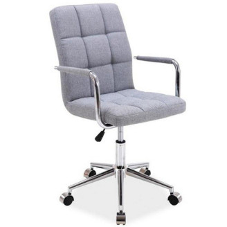 Офісне крісло signal Q-022 тканина сіра