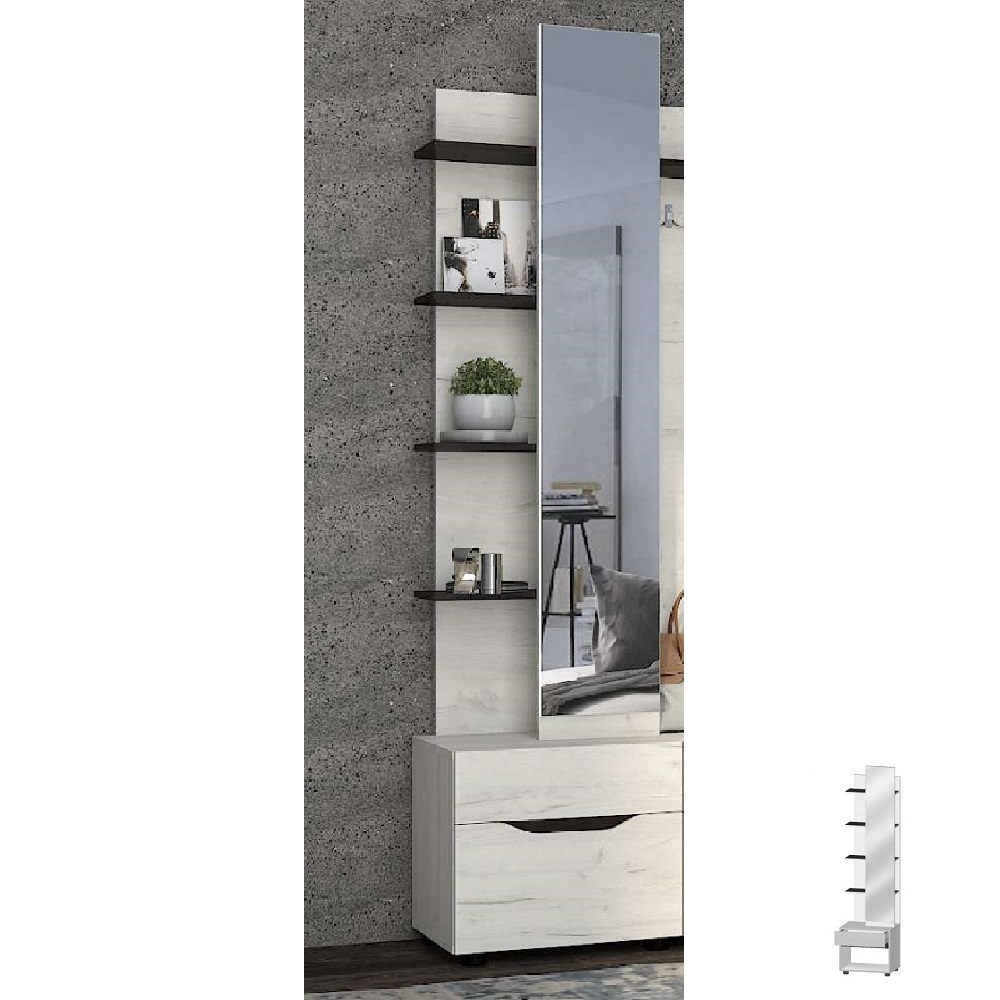 Стеллаж с зеркалом Аякс Мастер Форм купить за 3351 грн. в интернет ...